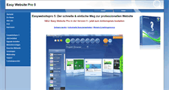 Desktop Screenshot of easywebsitepro.de
