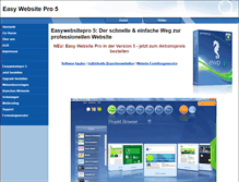 Tablet Screenshot of easywebsitepro.de